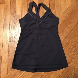 Lululemon Gray Racerback Tank size 4